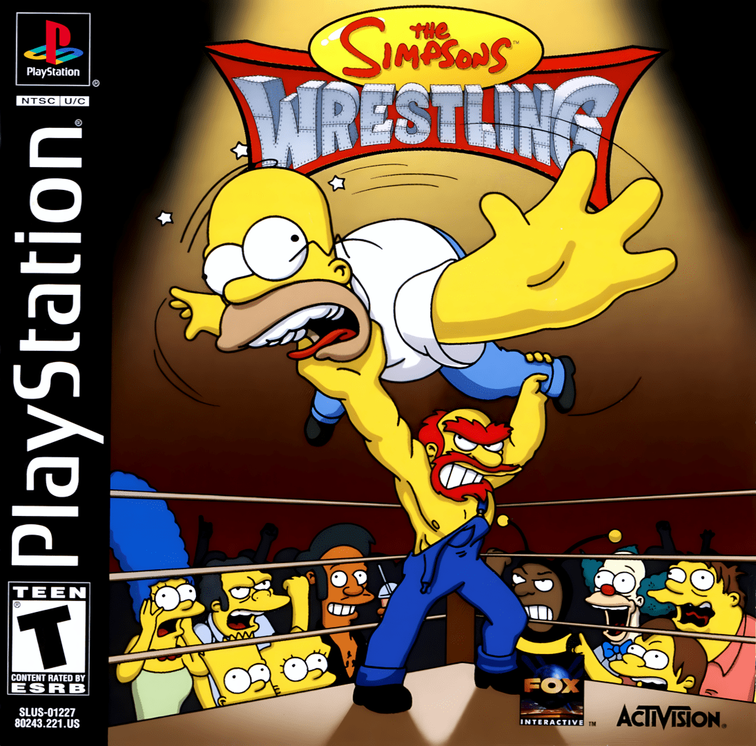 The Simpsons Wrestling - Playstation - Retro Island Gaming