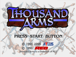 Thousand Arms - Playstation - Retro Island Gaming