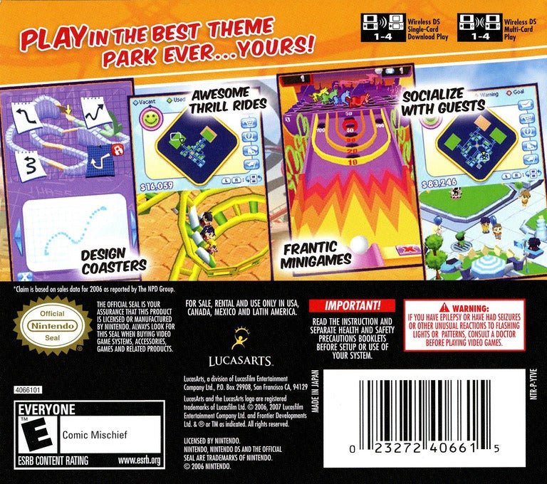 Thrillville Off The Rails - Nintendo DS - Retro Island Gaming