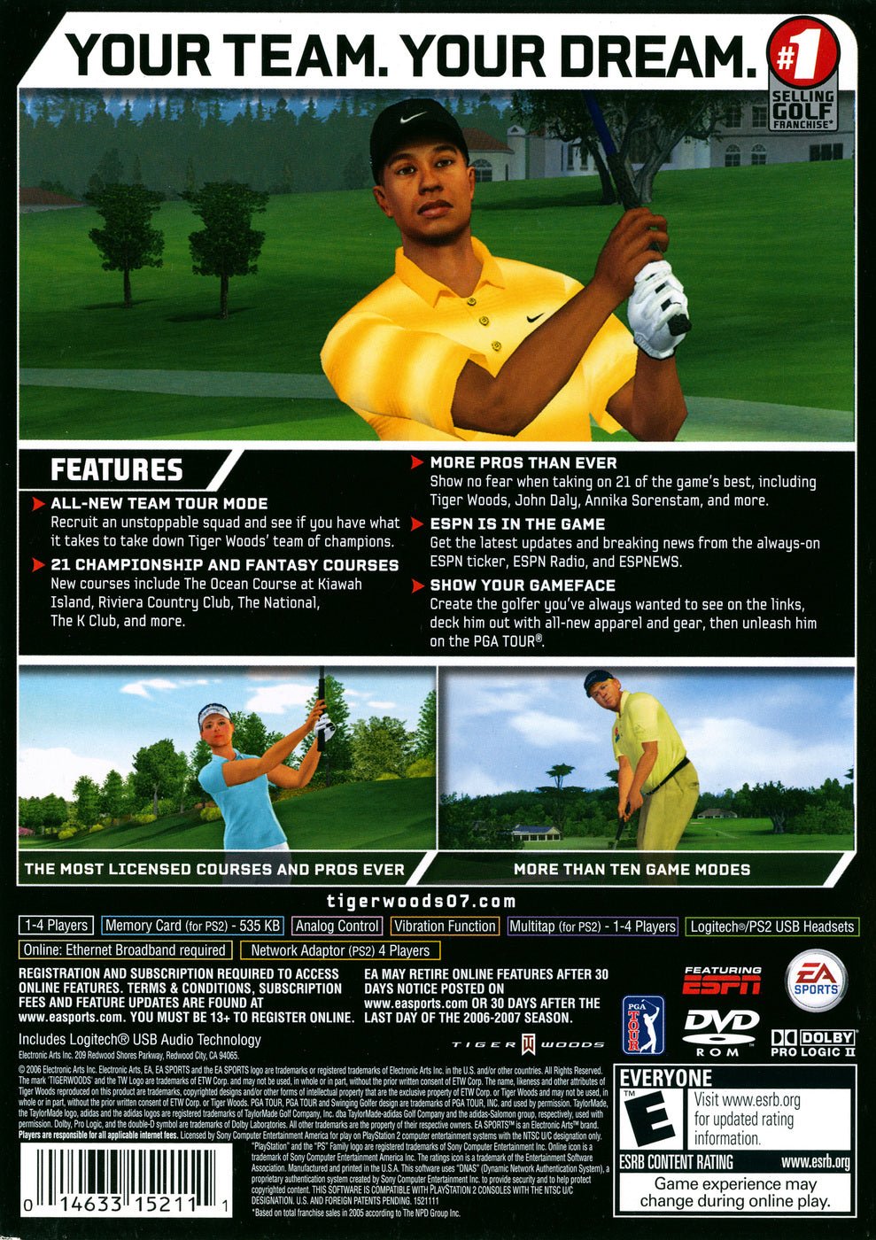 Tiger Woods 2007 - Playstation 2 - Retro Island Gaming