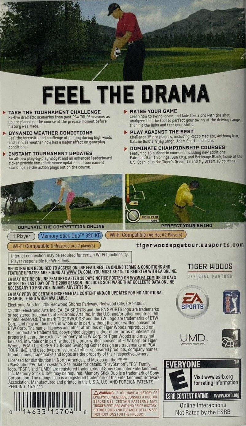 Tiger Woods PGA Tour 10 - PSP - Retro Island Gaming