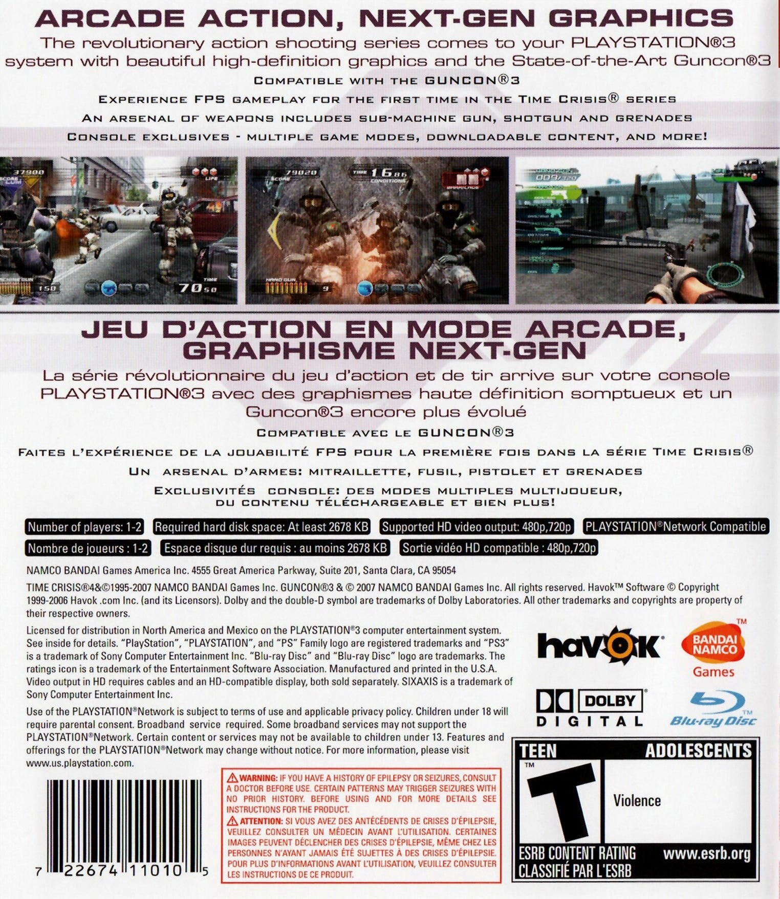 Time Crisis 4 - Playstation 3 - Retro Island Gaming