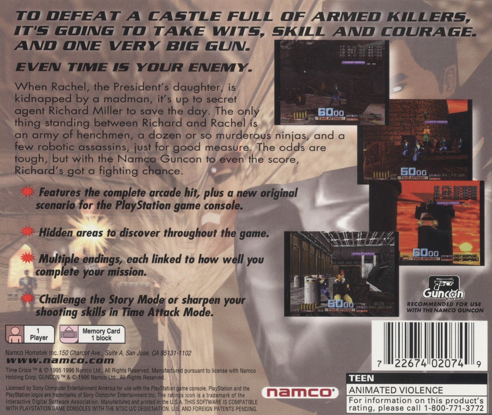 Time Crisis - Playstation - Retro Island Gaming