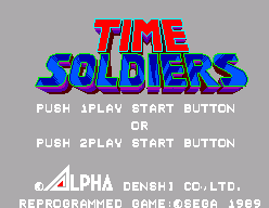 Time Soldiers - Sega Master System - Retro Island Gaming