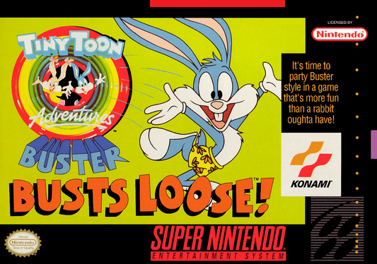 Tiny Toon Adventures Buster Busts Loose - Super Nintendo - Retro Island Gaming