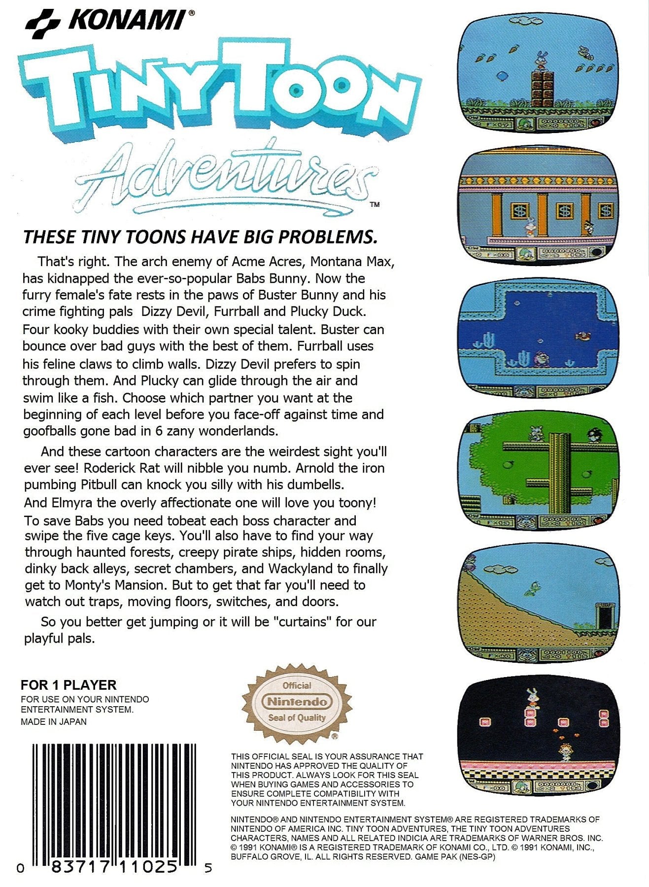Tiny Toon Adventures - NES - Retro Island Gaming