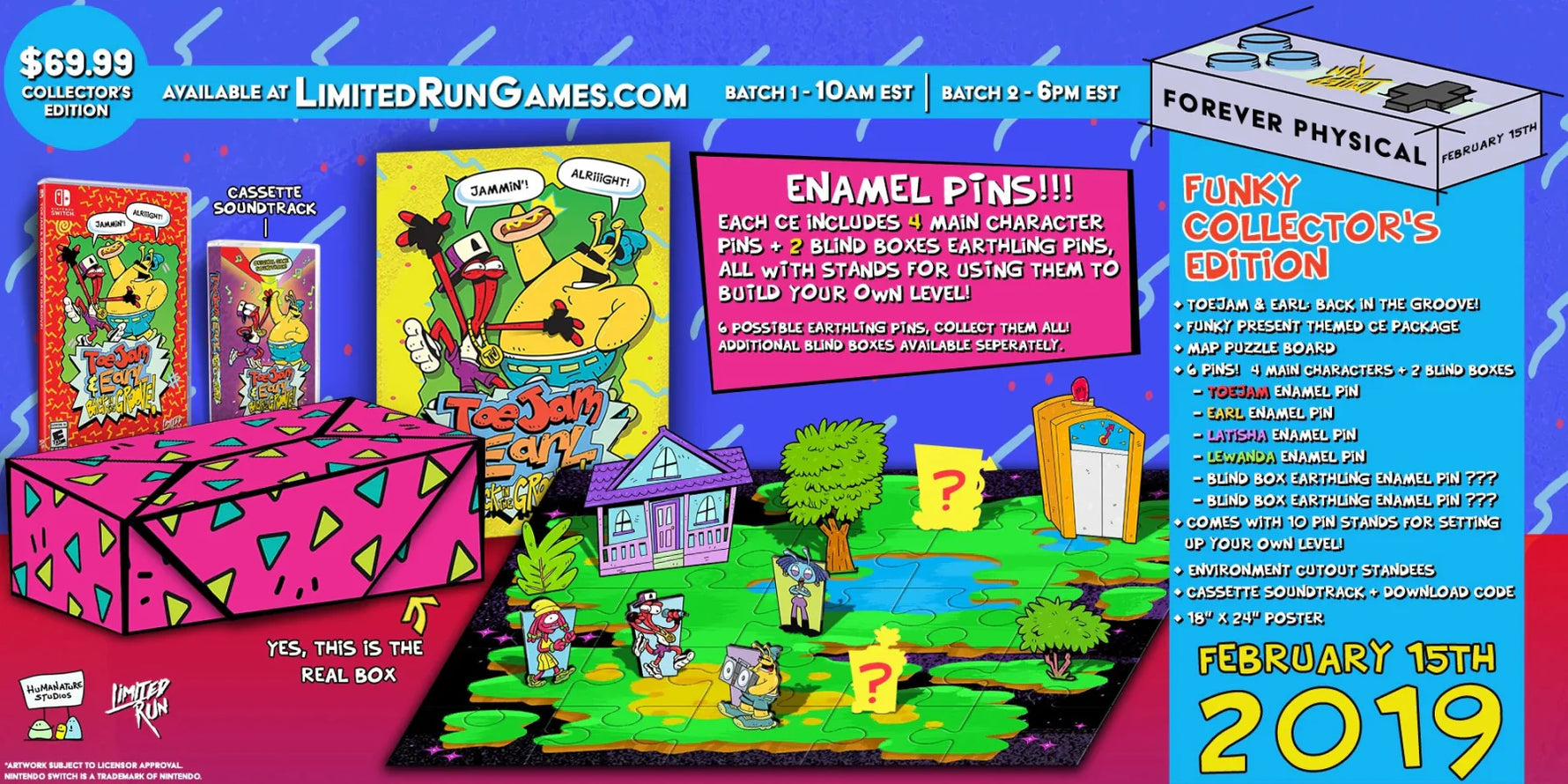 ToeJam and Earl: Back in the Groove [Collector's Edition] - Nintendo Switch - Retro Island Gaming