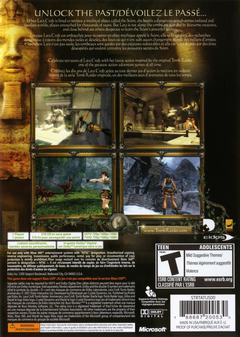 Tomb Raider Anniversary - Xbox 360 - Retro Island Gaming