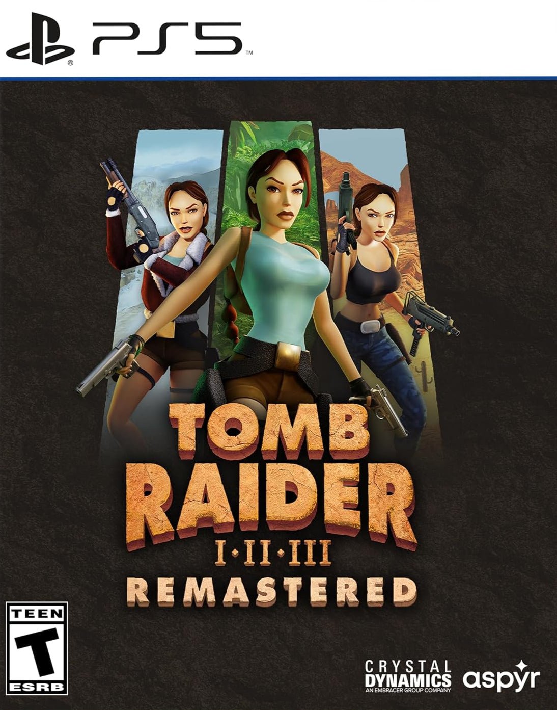 Tomb Raider I - III Remastered - Playstation 5 - Retro Island Gaming