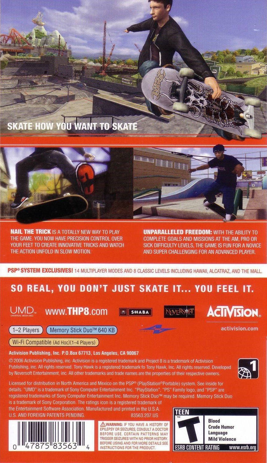 Tony Hawk Project 8 [Greatest Hits] - PSP - Retro Island Gaming