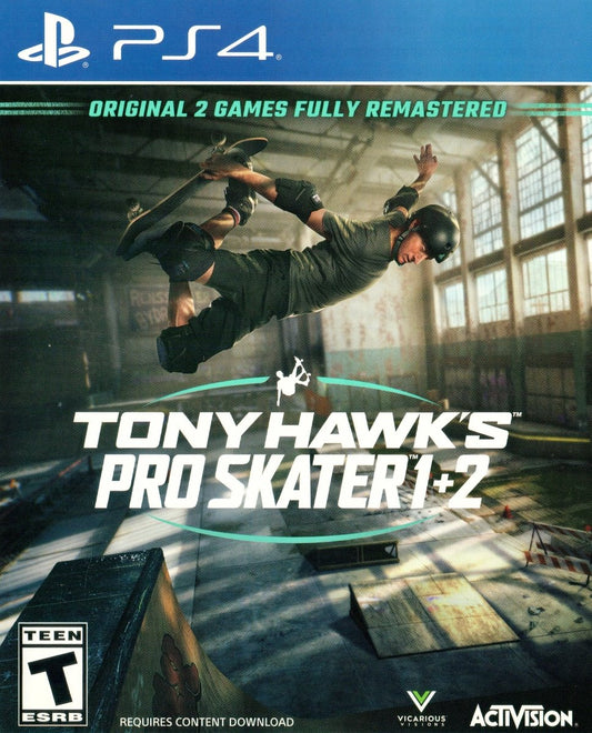 Tony Hawk's Pro Skater 1 and 2 - Playstation 4 - Retro Island Gaming