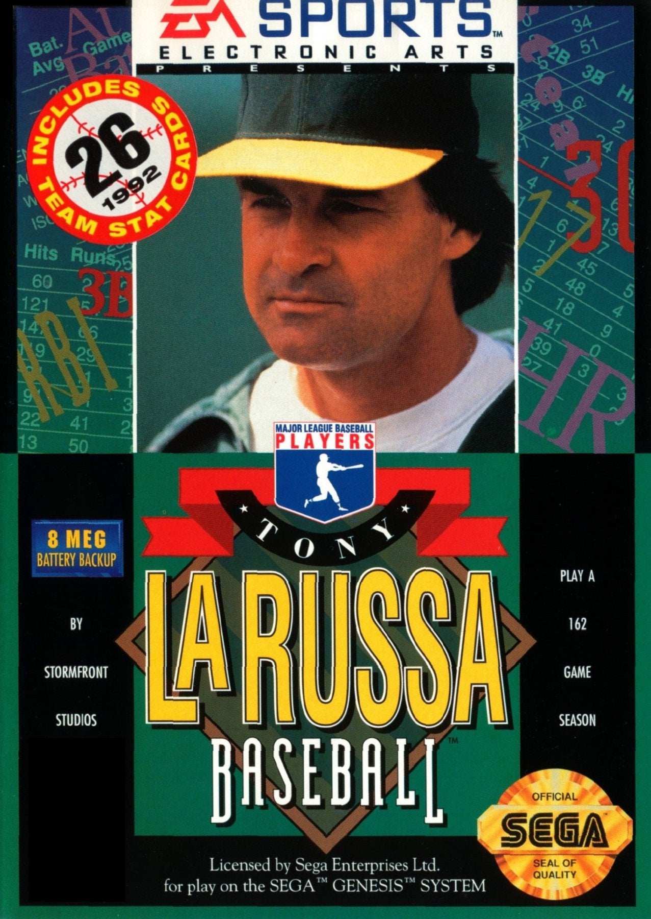 Tony La Russa Baseball - Sega Genesis - Retro Island Gaming