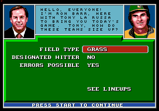 Tony La Russa Baseball - Sega Genesis - Retro Island Gaming