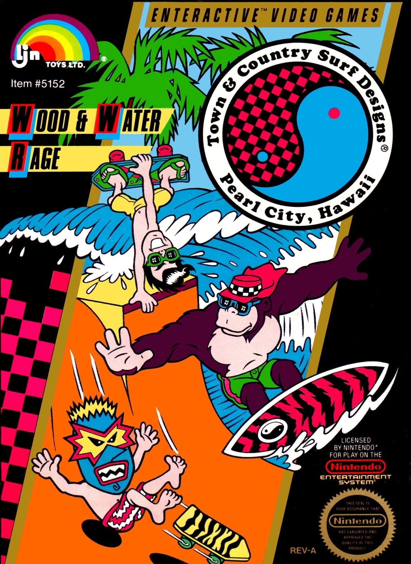 Town & Country Surf Designs: Wood and Water Rage - NES - Retro Island Gaming