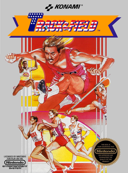 Track and Field [5 Screw] - NES - Retro Island Gaming