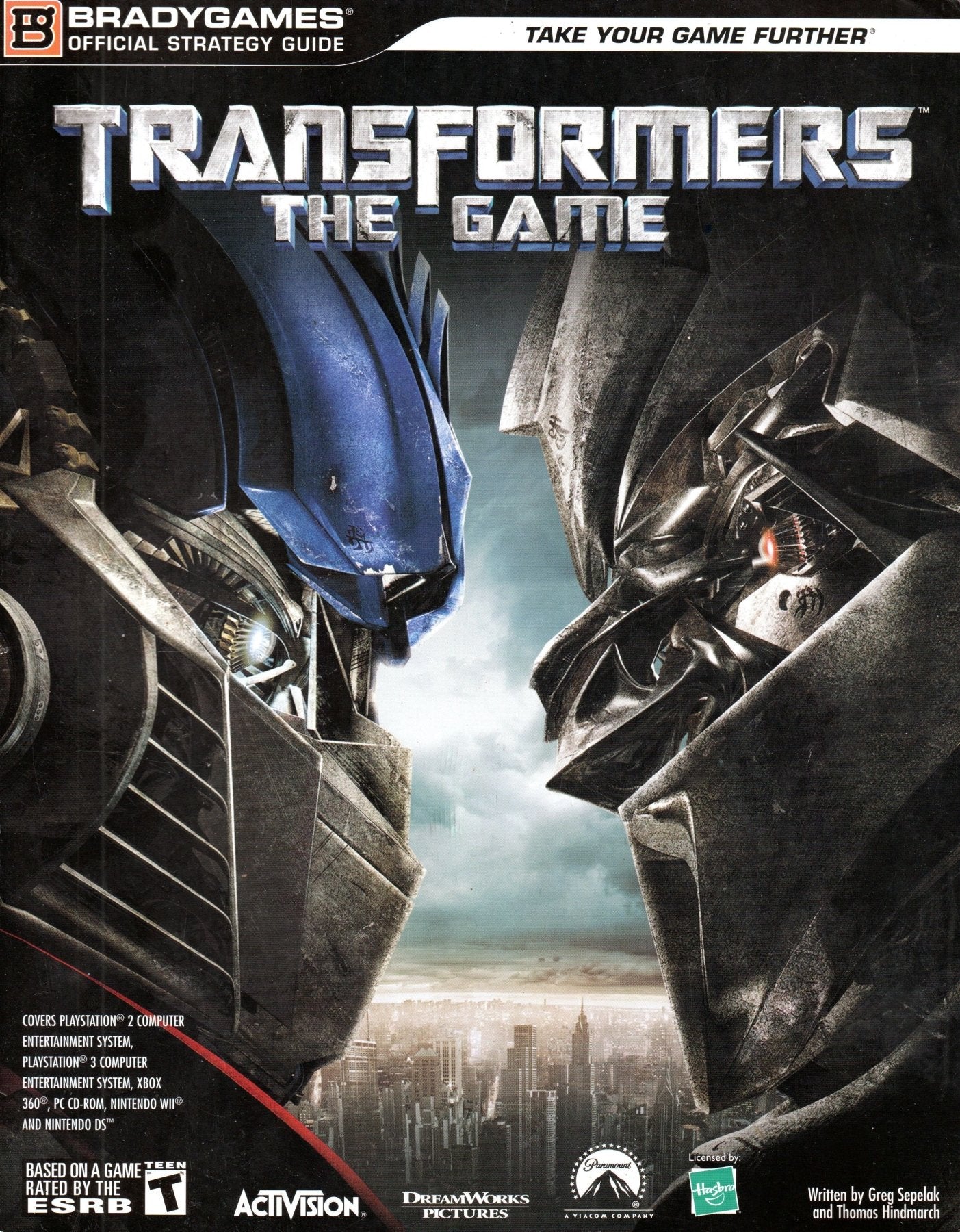 Transformers The Game BradyGames Official Strategy Guide - Guide Book - Retro Island Gaming