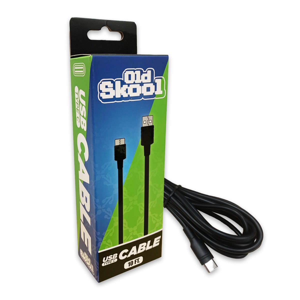 Type-C USB Cable - Old Skool - Retro Island Gaming