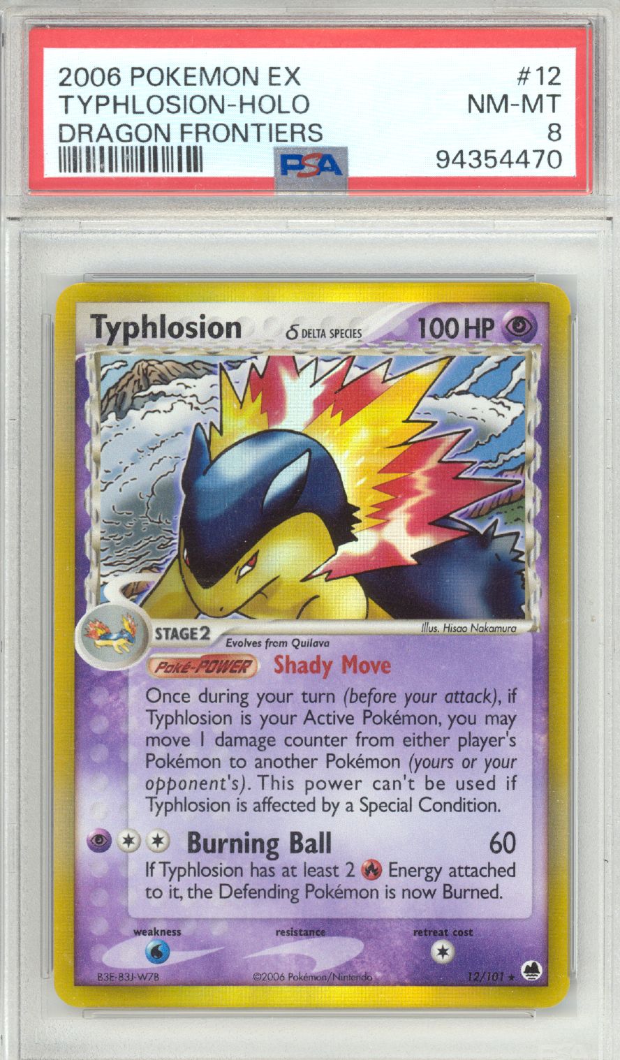 Typhlosion [Holo] #12 - Pokemon Dragon Frontiers - Retro Island Gaming