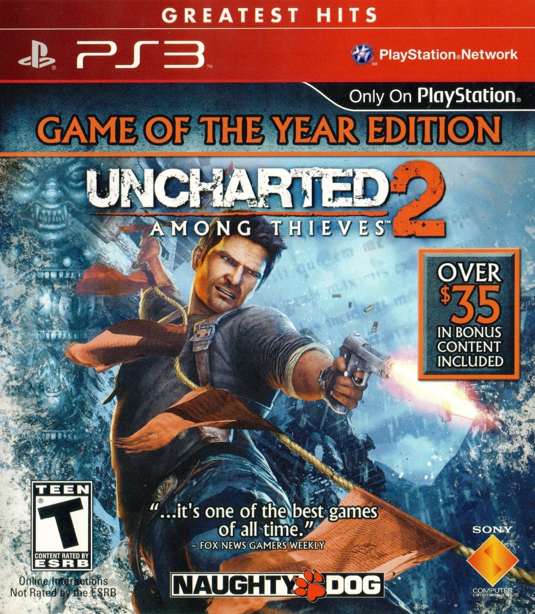 Uncharted 2: Among Thieves [Game of the Year Greatest Hits] - Playstation 3 - Retro Island Gaming