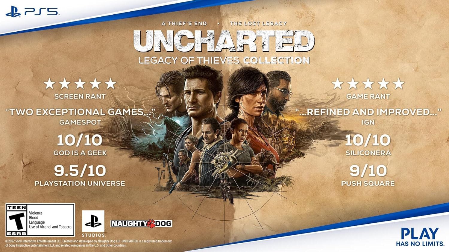 Uncharted: Legacy of Thieves Collection - Playstation 5 - Retro Island Gaming