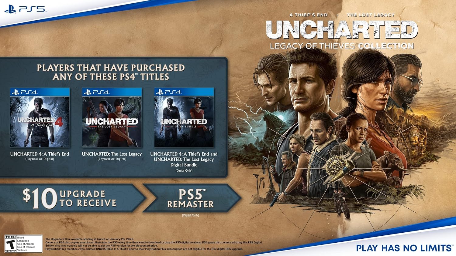 Uncharted: Legacy of Thieves Collection - Playstation 5 - Retro Island Gaming