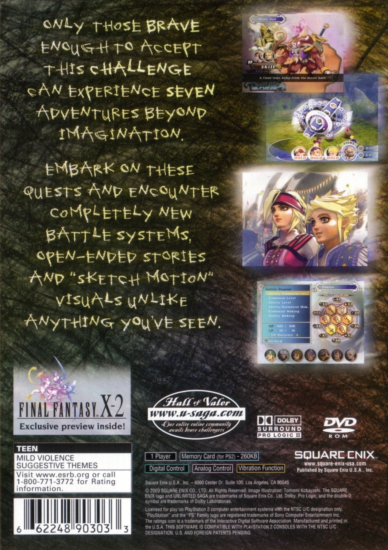 Unlimited Saga - Playstation 2 - Retro Island Gaming