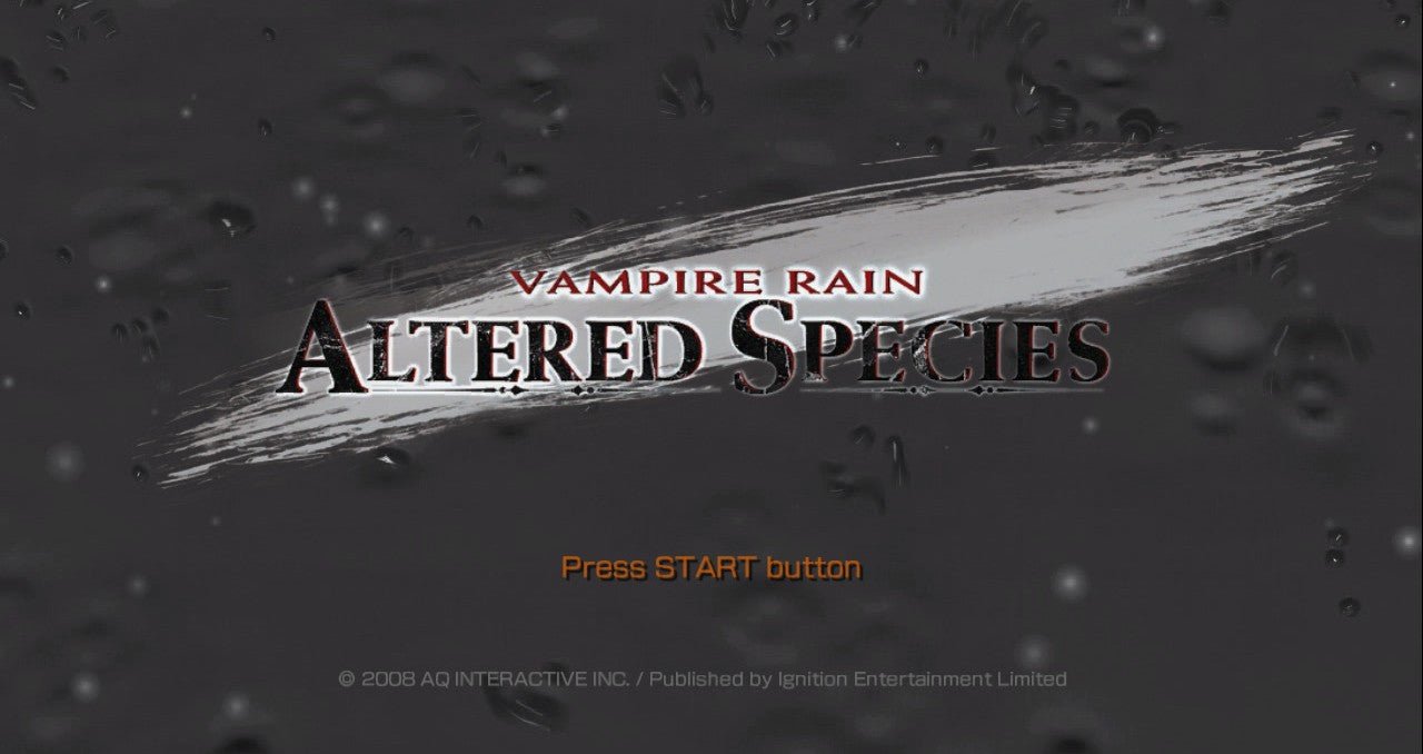 Vampire Rain Altered Species - Playstation 3 - Retro Island Gaming
