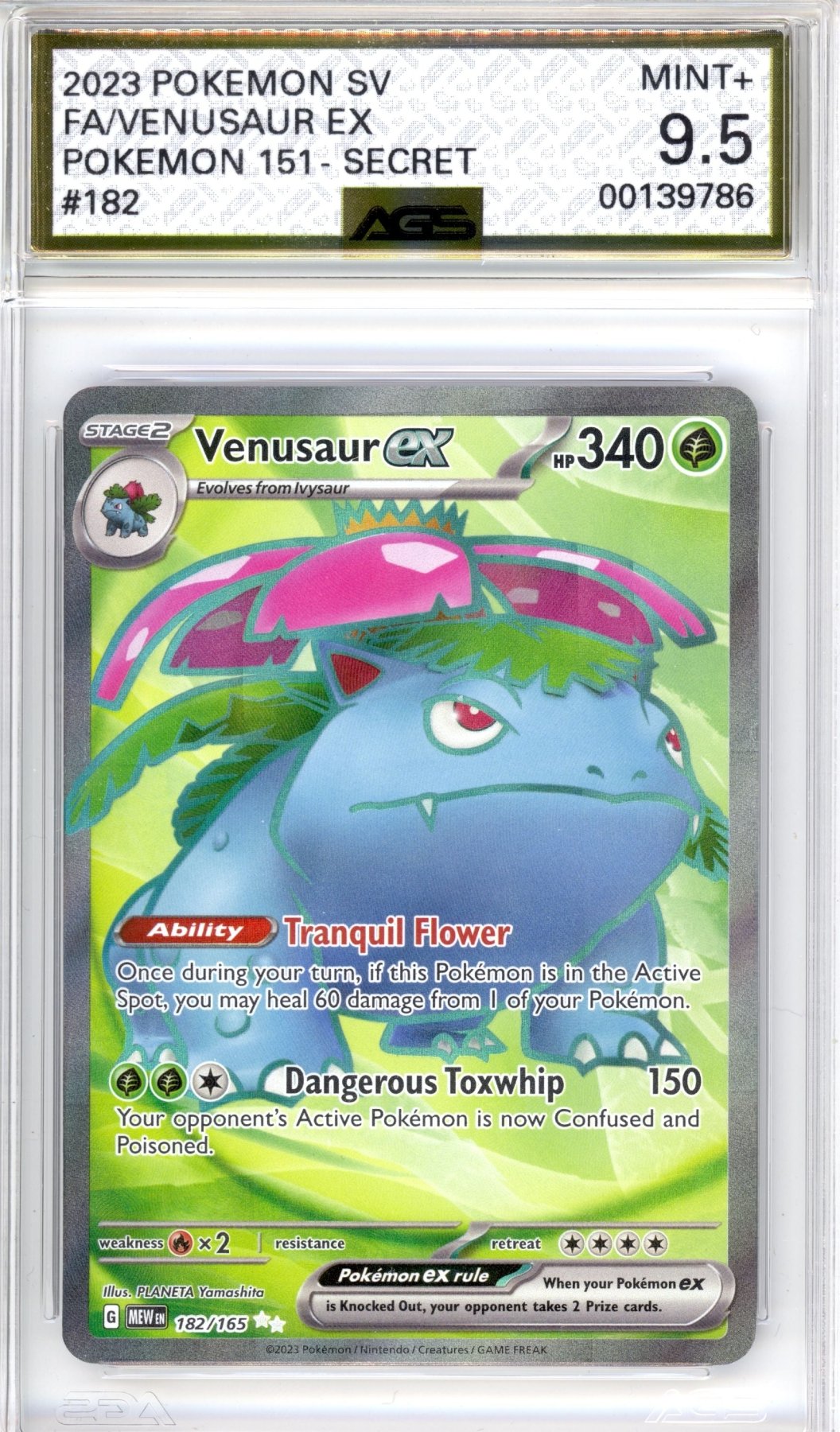 Venusaur ex 182 - Pokemon Scarlet & Violet 151 - Retro Island Gaming