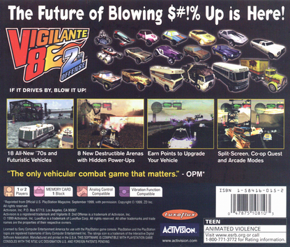 Vigilante 8 2nd Offense - Playstation - Retro Island Gaming