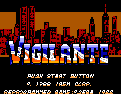 Vigilante - Sega Master System - Retro Island Gaming