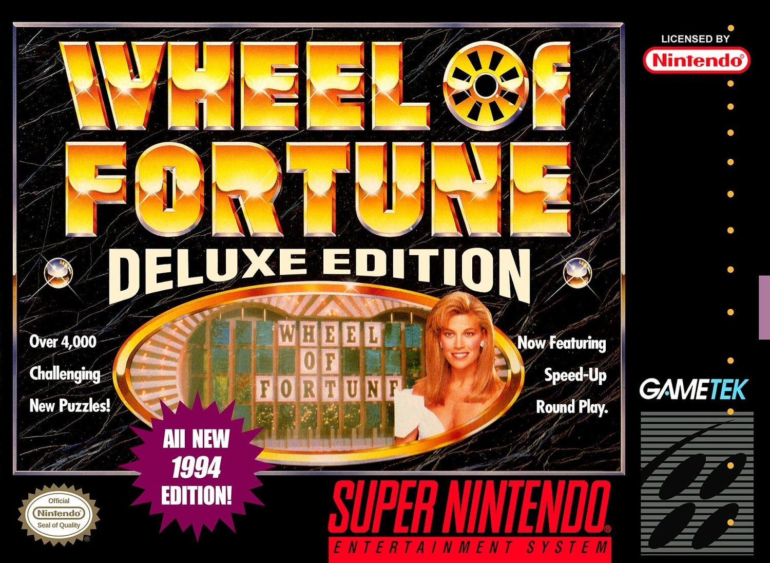 Wheel of Fortune Deluxe Edition - Super Nintendo - Retro Island Gaming
