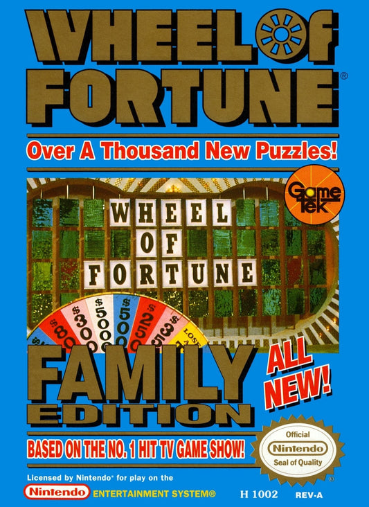 Wheel of Fortune Family Edition - NES - Retro Island Gaming