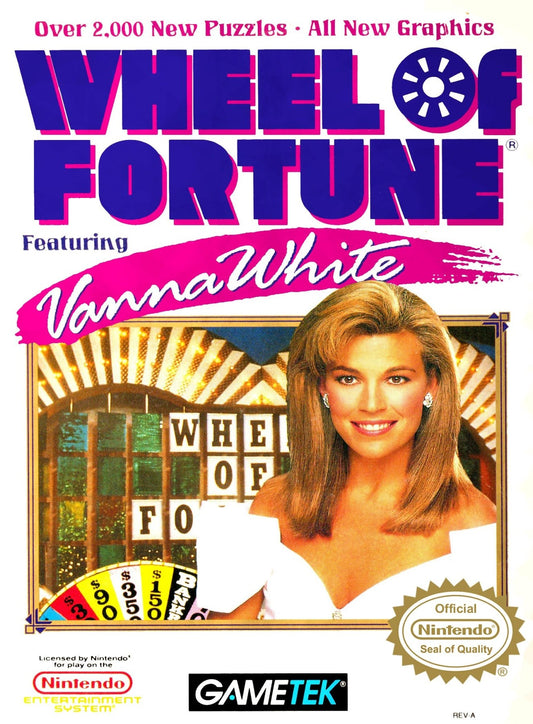 Wheel of Fortune Featuring Vanna White - NES - Retro Island Gaming