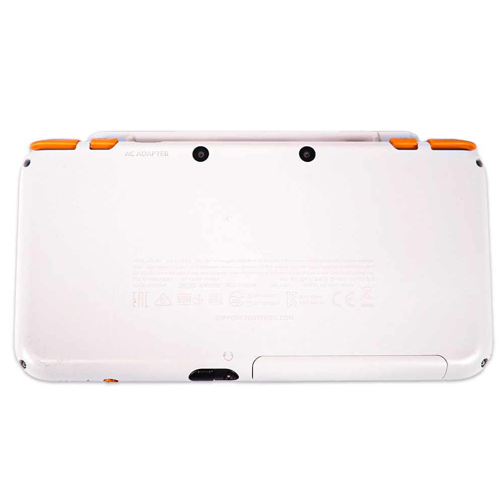 White & Orange New Nintendo 2DS XL System - Certified Tested & Cleaned - Retro Island Gaming