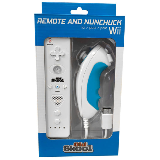 Wii Remote & Nunchuk Combo - Old Skool - Retro Island Gaming