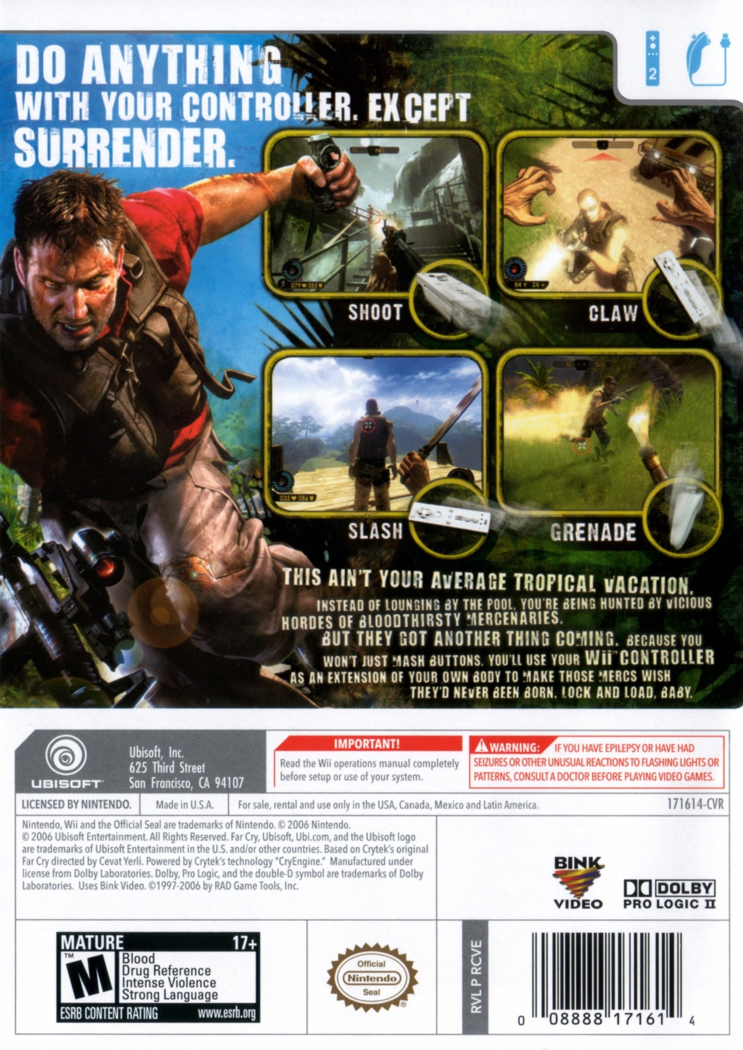 Far Cry Vengeance - Wii