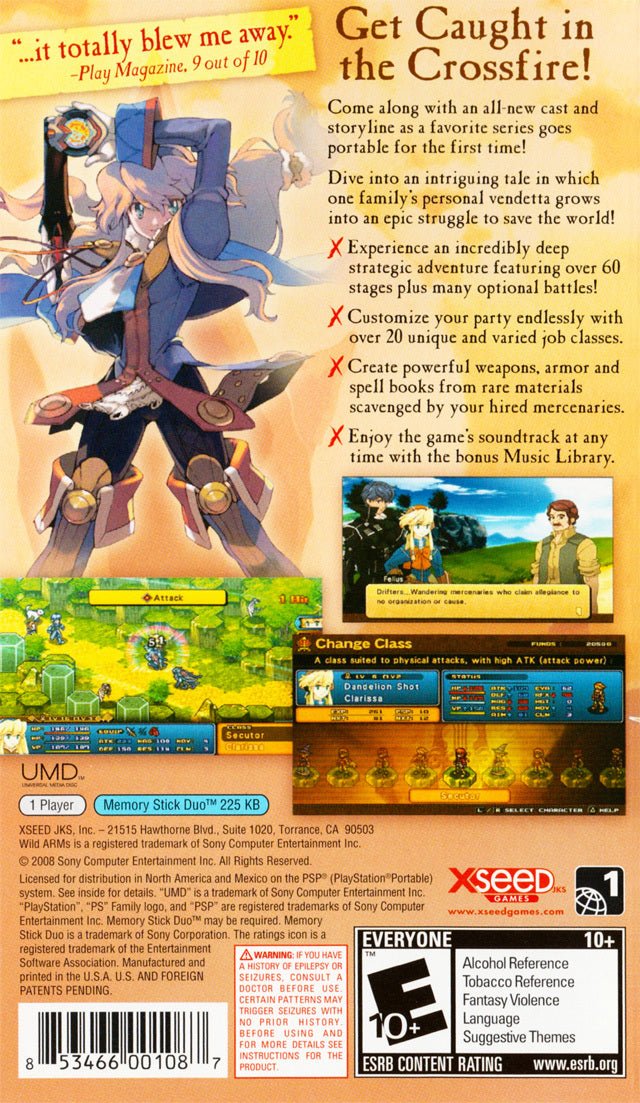 Wild Arms XF - PSP - Retro Island Gaming