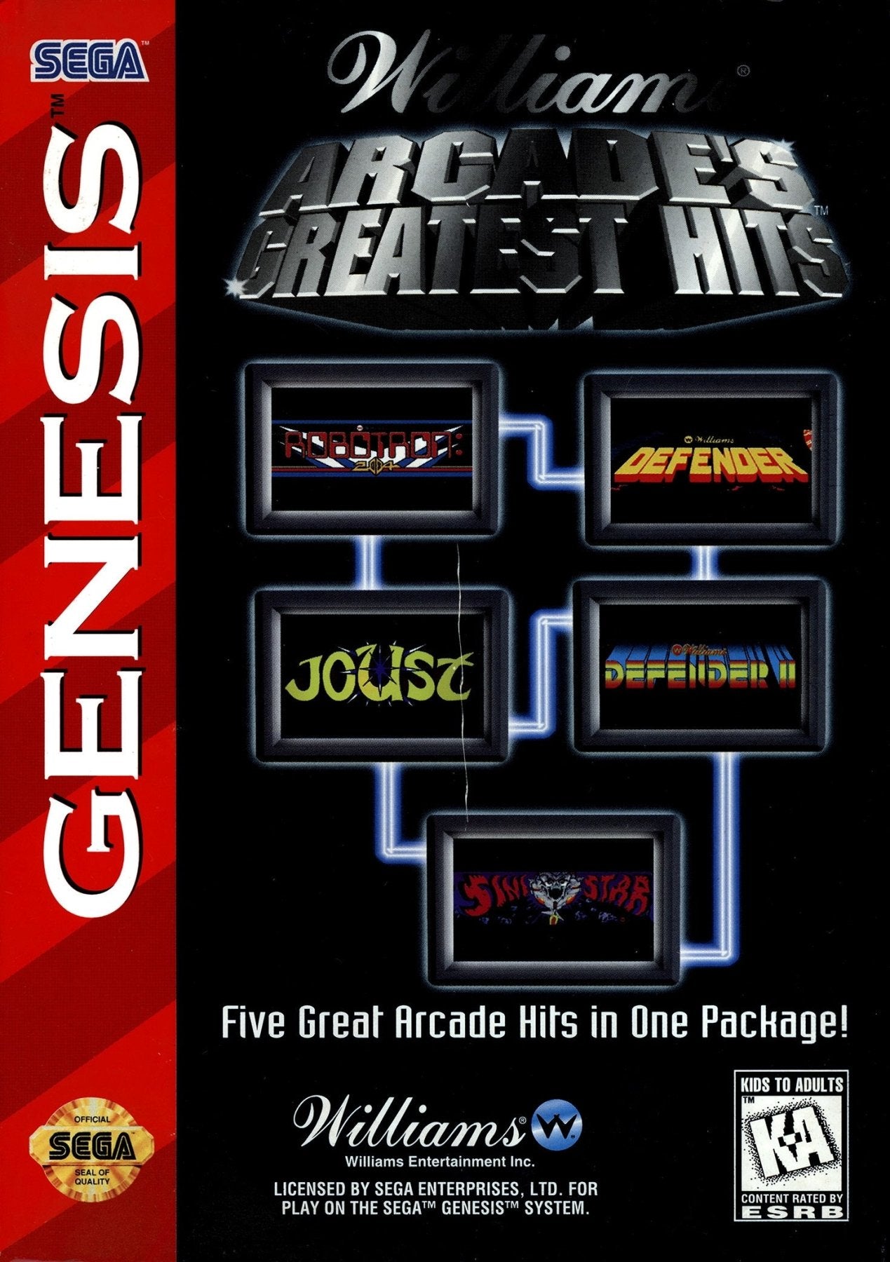 Williams Arcade's Greatest Hits - Sega Genesis - Retro Island Gaming