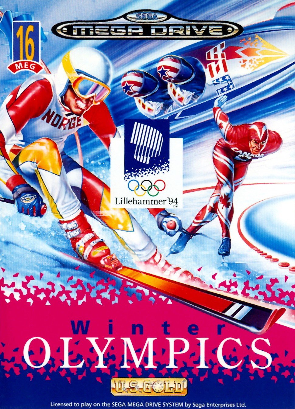 Winter Olympics: Lillehammer 94 - PAL Sega Mega Drive - Retro Island Gaming