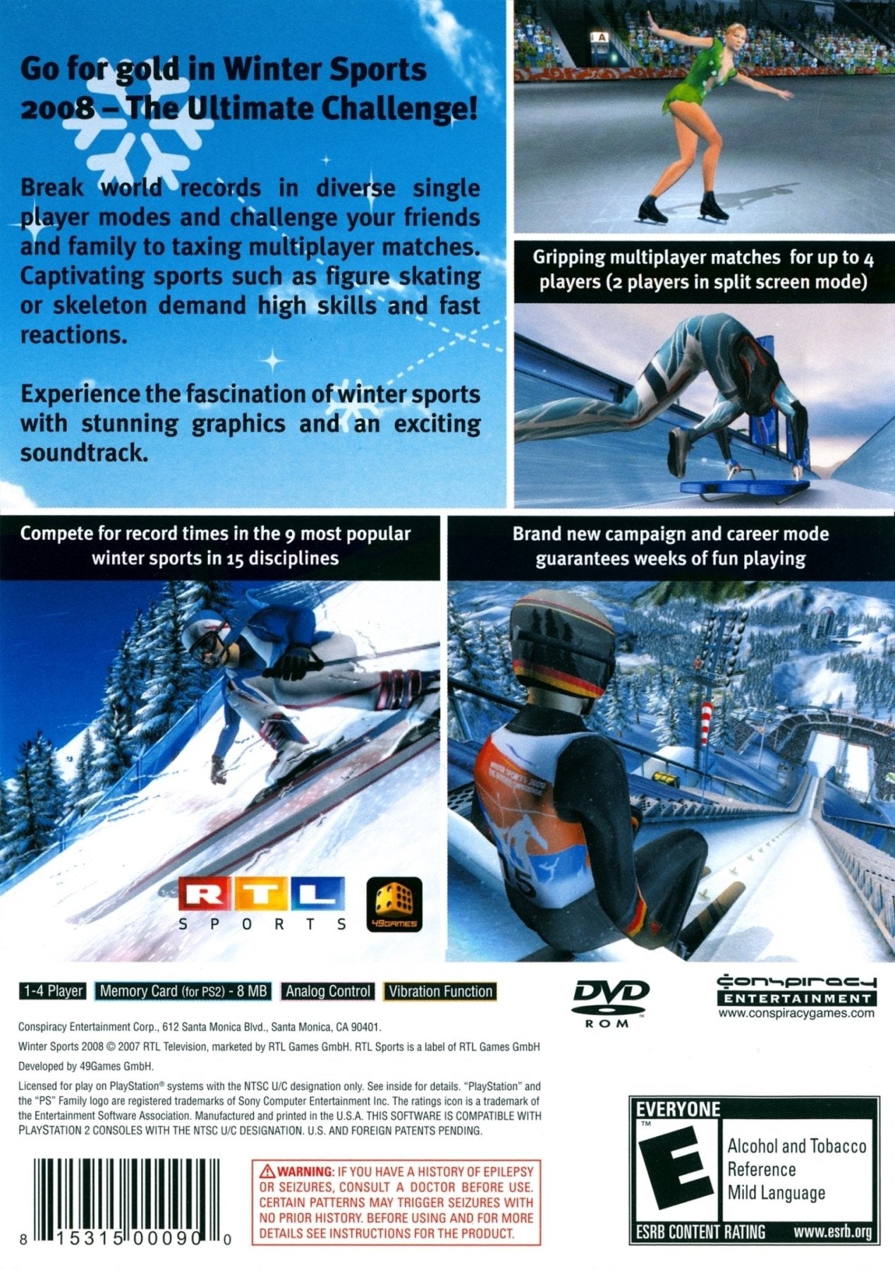 Winter Sports: The Ultimate Challenge 2008 - Playstation 2 - Retro Island Gaming