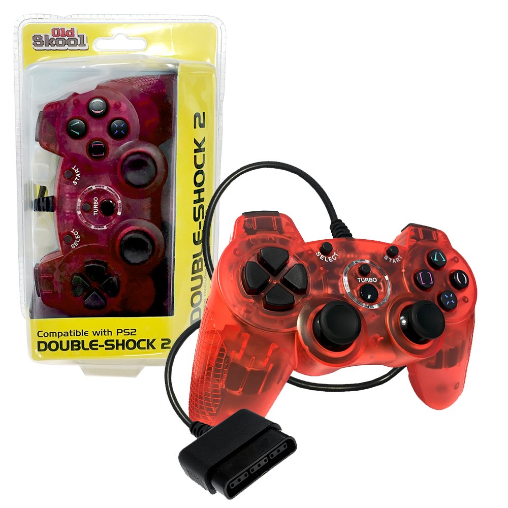 Wired Playstation 2 Controller - Old Skool - Retro Island Gaming