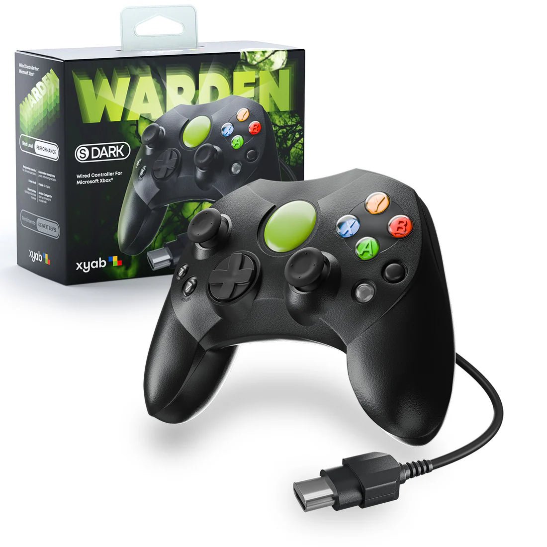 Wired S - Type Original Xbox Controller - xyab - Retro Island Gaming