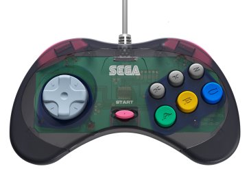 Wired Slate Grey Controller for SEGA Saturn - Retro-bit - Retro Island Gaming