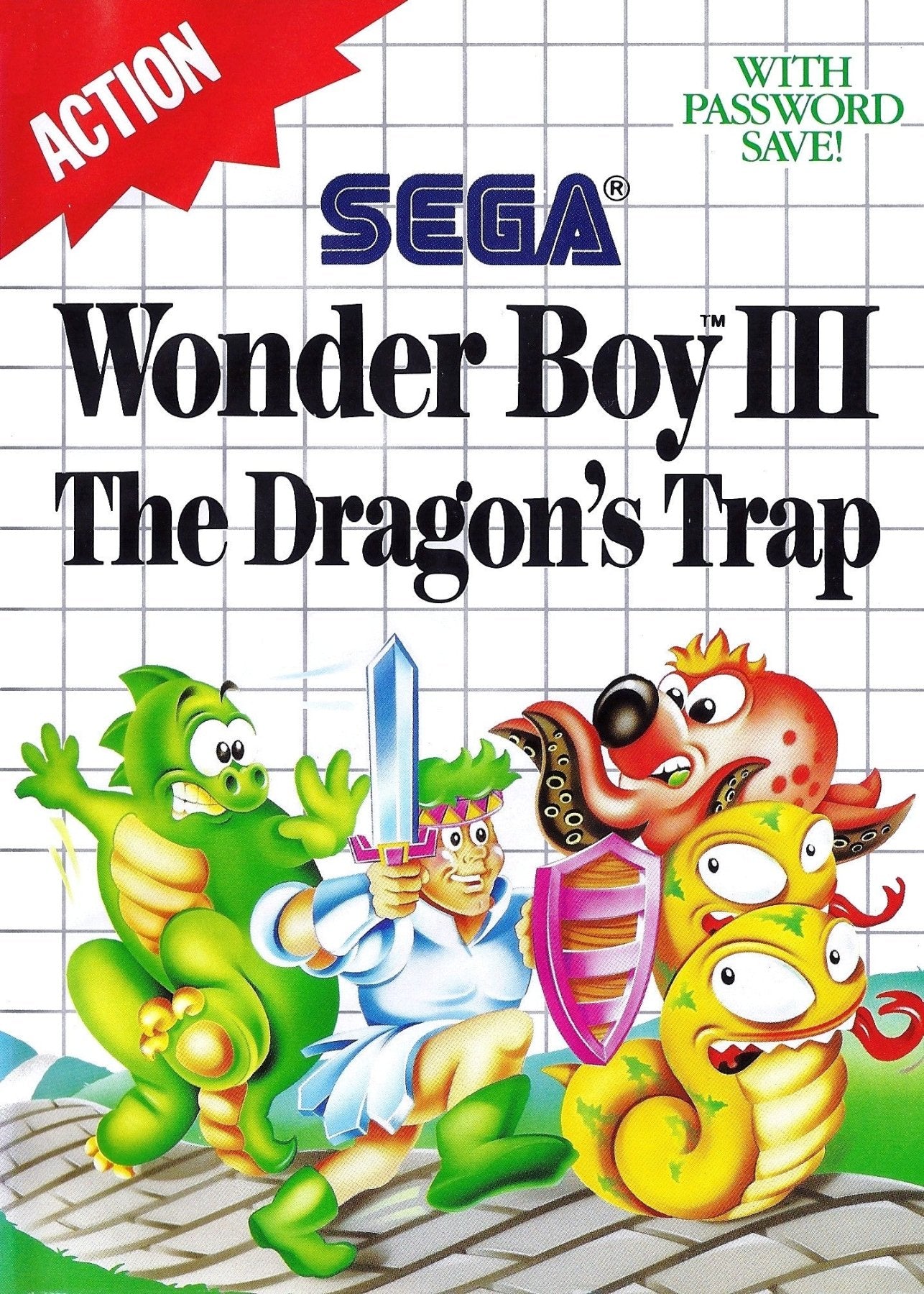 Wonder Boy III the Dragon's Trap - Sega Master System - Retro Island Gaming