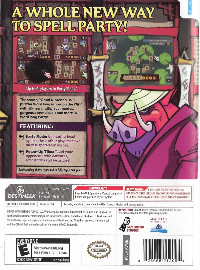 WordJong Party - Wii - Retro Island Gaming