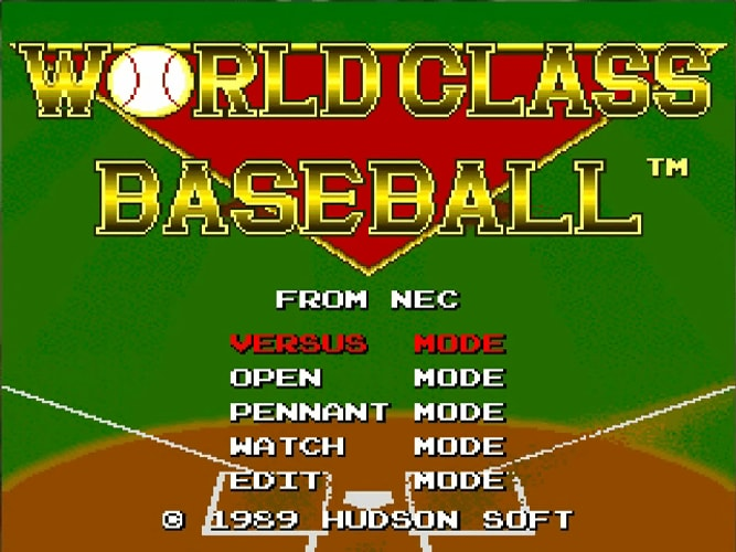 World Class Baseball - TurboGrafx - 16 - Retro Island Gaming