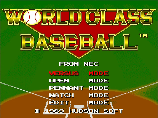 World Class Baseball - TurboGrafx - 16 - Retro Island Gaming