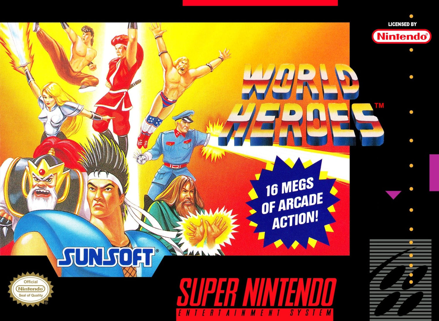 World Heroes - Super Nintendo - Retro Island Gaming
