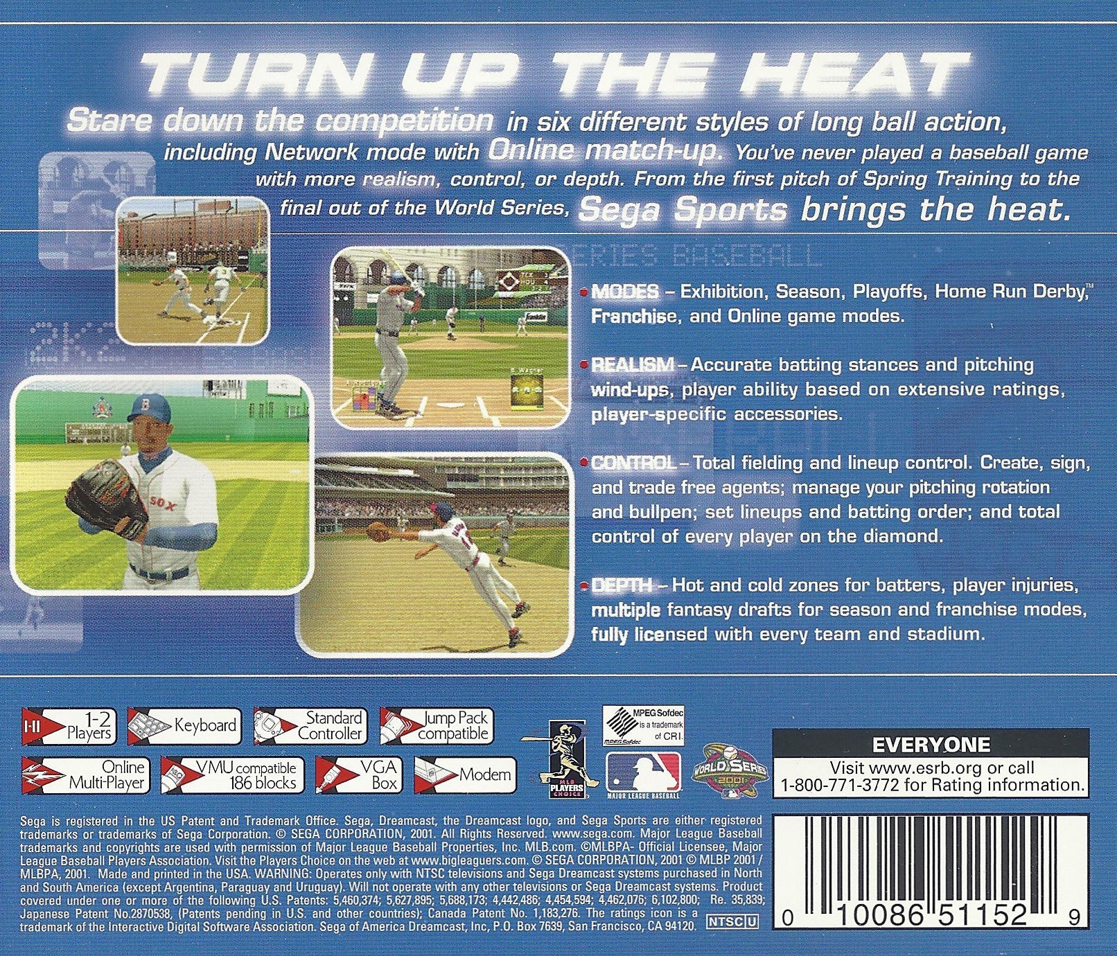 World Series Baseball 2K2 - Sega Dreamcast - Retro Island Gaming