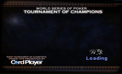 World Series of Poker Tournament of Champions 2007 - Wii - Retro Island Gaming
